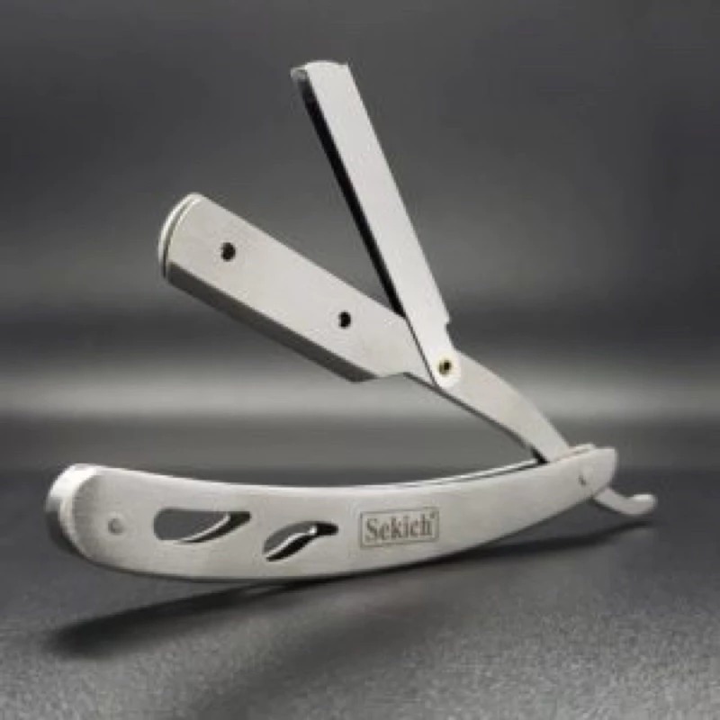 Navalhete Barbear Aco Inox, Sekich