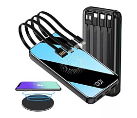 Carregador Portátil KAPBOM Sem Fio Indução 10000