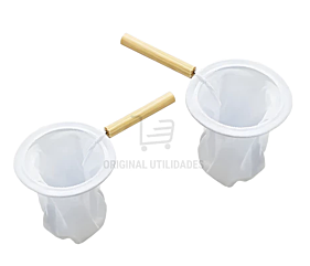 Coador de Pano Medio Cabo de Madeira