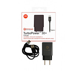Carregador Motorola Turbo 30+W Tipo C