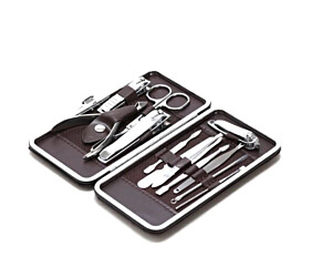 Kit Cortador De Unha Manicure Portatil 12 peças