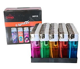 Isqueiro Chama Lighter - Caixa 50 Uni