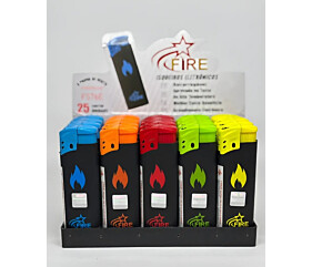 Caixa 25 Acendedor Elétrico Firestar Fs76e Recarregável