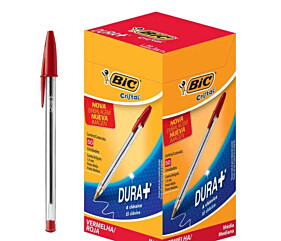 CANETA ESFEROGRAFICA 1.0MM VERMELHA C/50 - BIC