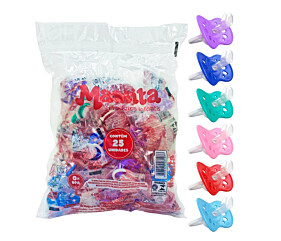 Kit Chupetas ventilada anatomica bico orto mamita Cores Sortidas