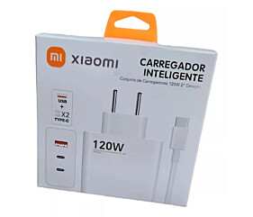 Carregador súper Turbo 120W compativel todos celular